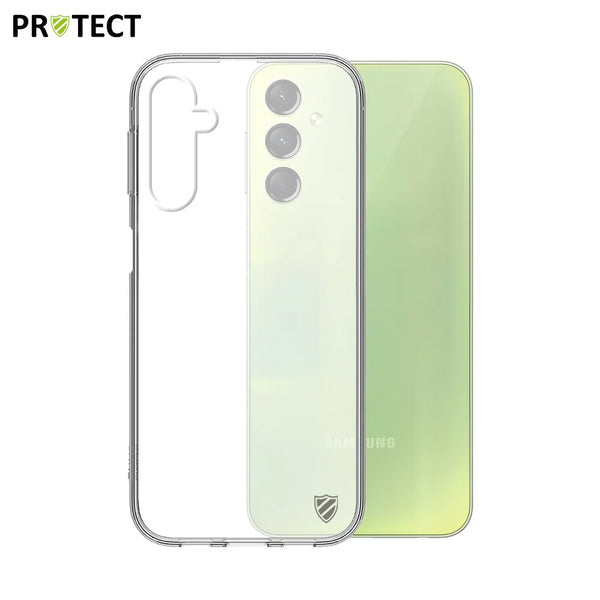 Coque Silicone PROTECT pour Samsung Galaxy A24 4G Transparent