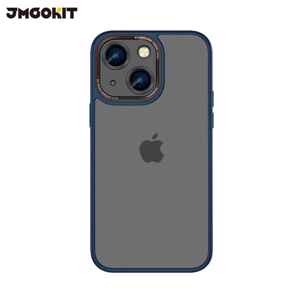 Coque de Protection Canon Lens JMGOKIT pour Apple iPhone 14 Bleu