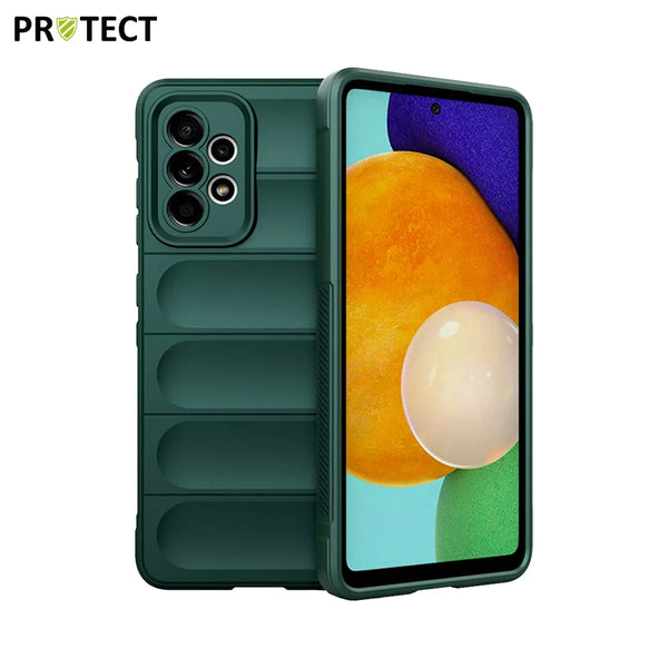 Coque de Protection IX008 PROTECT pour Samsung Galaxy A52 5G A526/Galaxy A52 4G A525 Vert Foncé