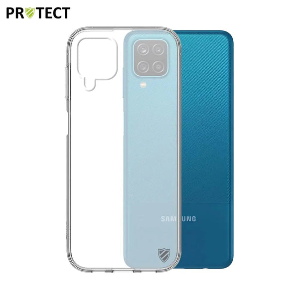 Coque Silicone PROTECT pour Samsung Galaxy A12 A125/Galaxy M12 M127 Transparent