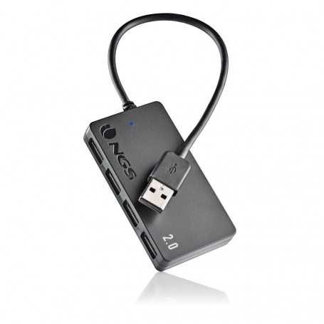 HUB USB 2.0 Avec 4 Ports - Noir